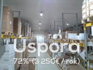 uspora led osvetlenia haly