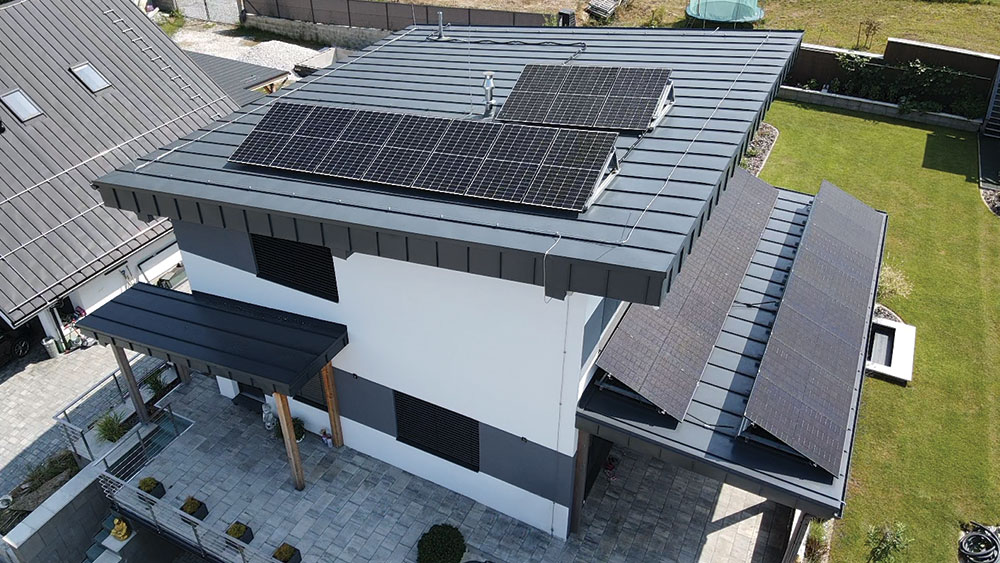fotovoltaika na streche rodinného domu